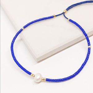 Free People Pearl and Glass Beaded Bracelet